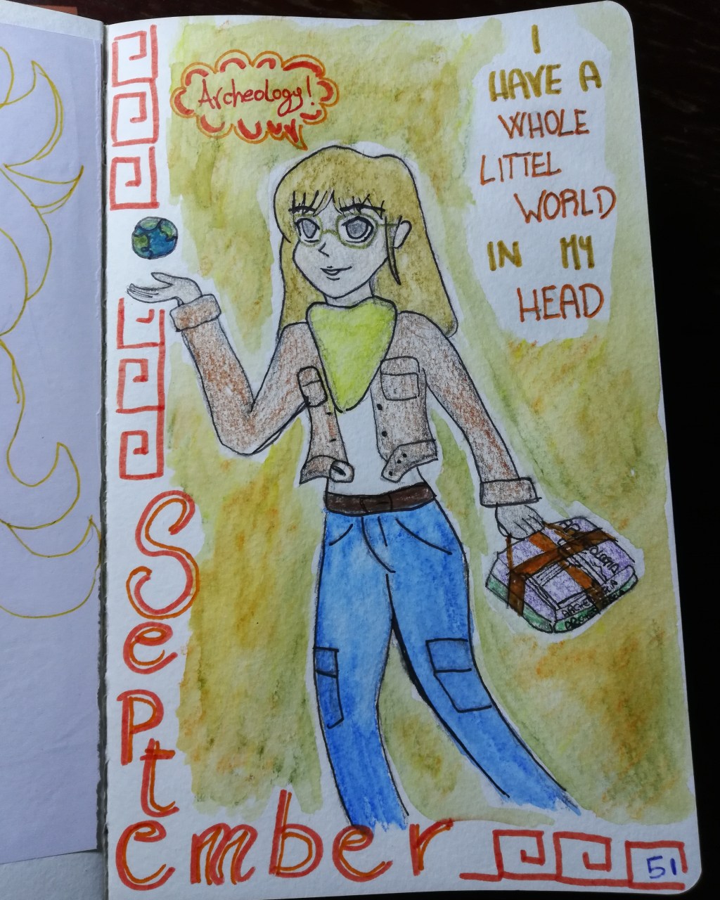 Bullet journal di una studentessa di&nbsp;Archeologia!